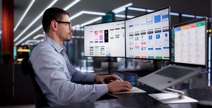 Visual intelligence for robust UI automation