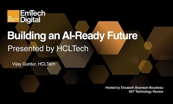 HCLTech CTO Vijay Guntur at EmTech Digital