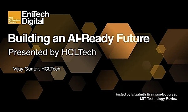 HCLTech CTO Vijay Guntur at EmTech Digital HCLTech CTO Vijay Guntur at EmTech Digital