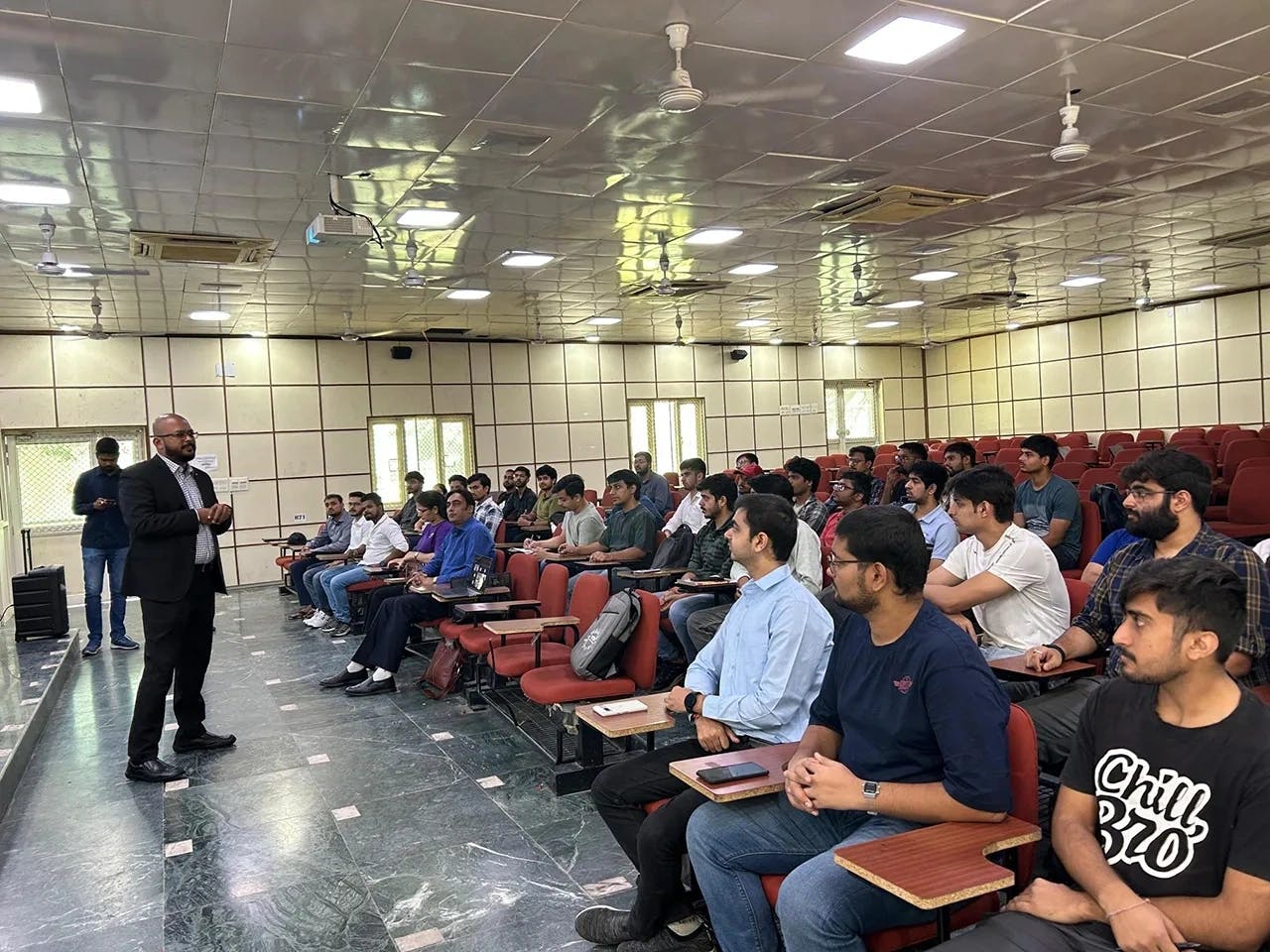 Student Interaction at Delhi Technical University