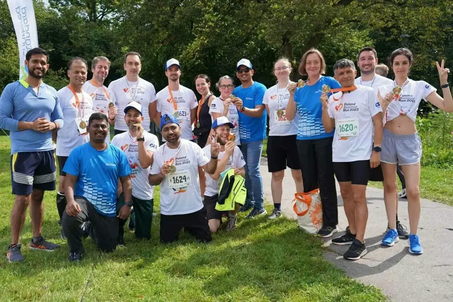 Radiating positivity, determination and boundless energy after charity run