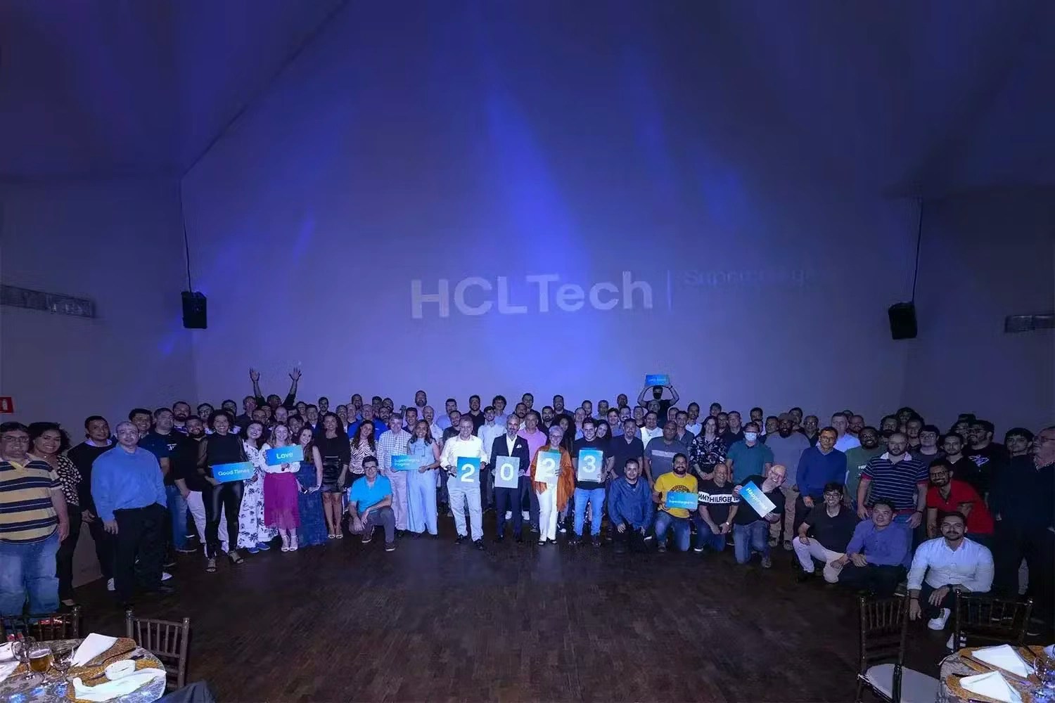 Festa de fim de ano com a equipe HCLTech em São Paulo
