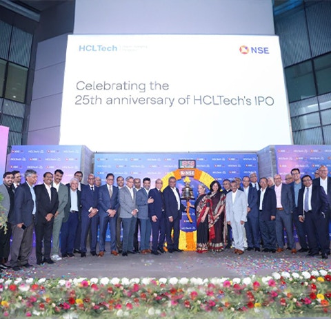 Celebrating the 25th anniversary of HCLTech's IPO Celebrating the 25th anniversary of HCLTech's IPO