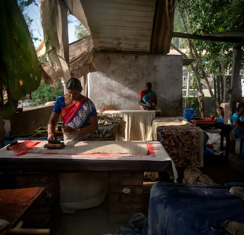 Soutenir les artisans de kalamkari dans le cadre de Mon E-Haat