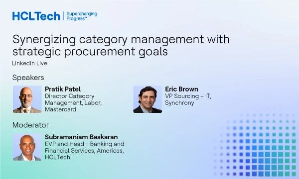 Synergizing category management with strategic procurement goals