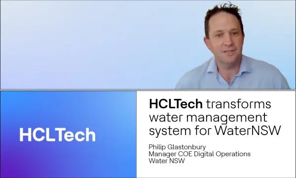 Water NSW steps up to smarter Water Management with HCLTech Video Analytics Platform