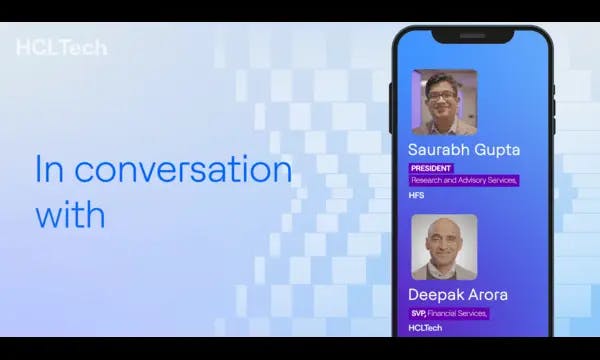 The future of commercial banking- In conversation with HFS Research