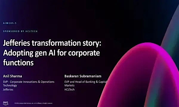 Jefferies transformation story: Adopting gen AI for corporate functions