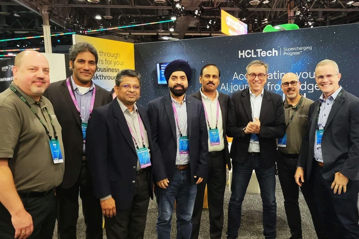 HCLTech and HPE leaders