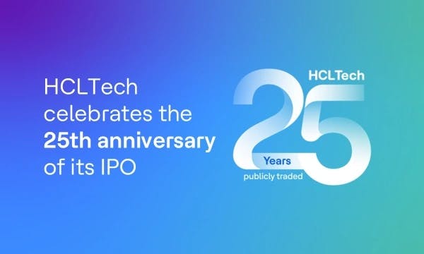 HCLTech celebrates the 25th anniversary of its Initial Public Offering