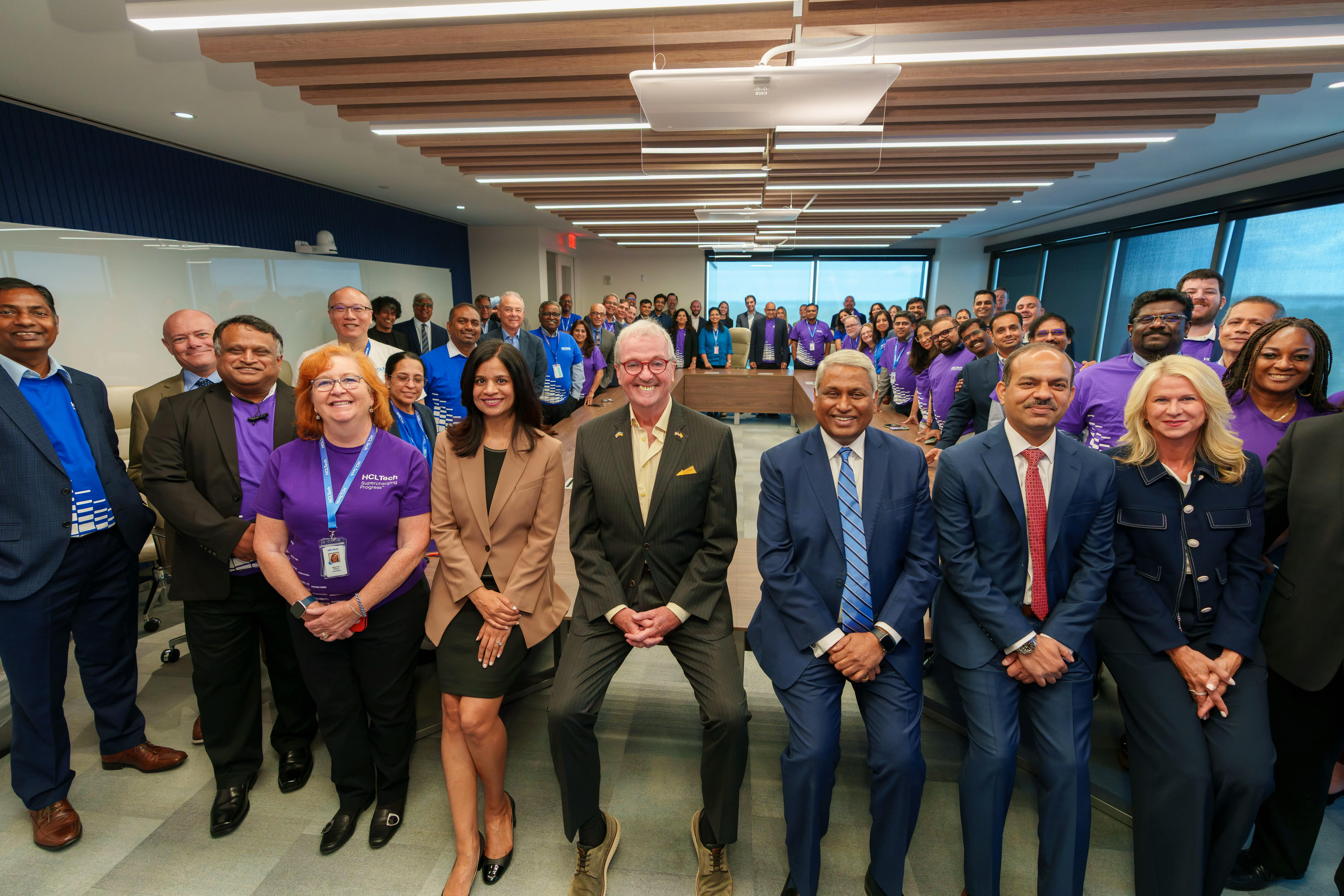Inaugural day celebrations at the new NJ office