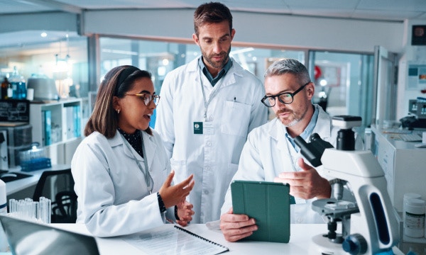 Material segmentation acceleration for life sciences