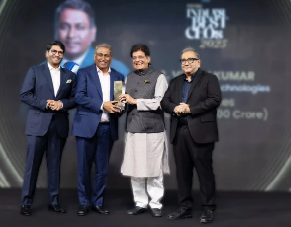 C Vijayakumar recognized among one of India's Best CEOs (IT Services — Large Cap) by Fortune India