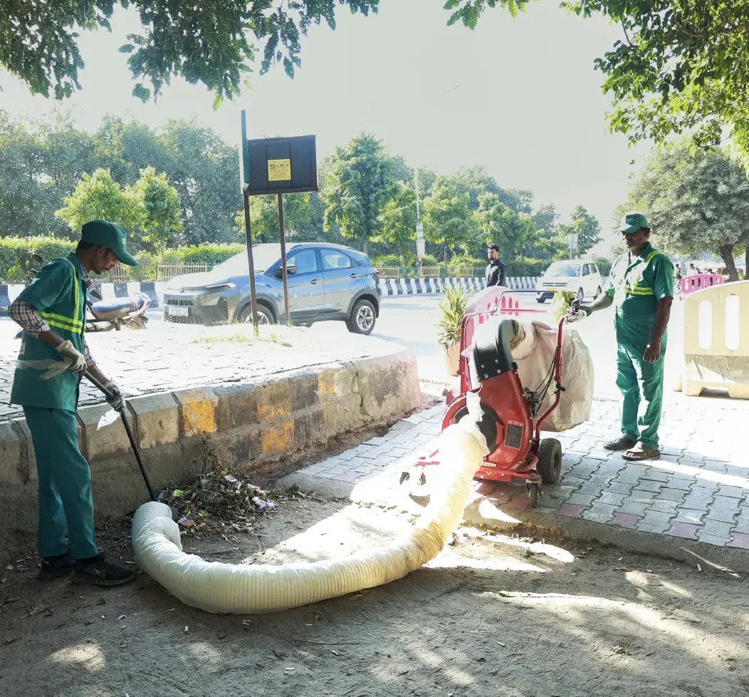 Cleaning drive in Gautam Buddha Nagar, UP