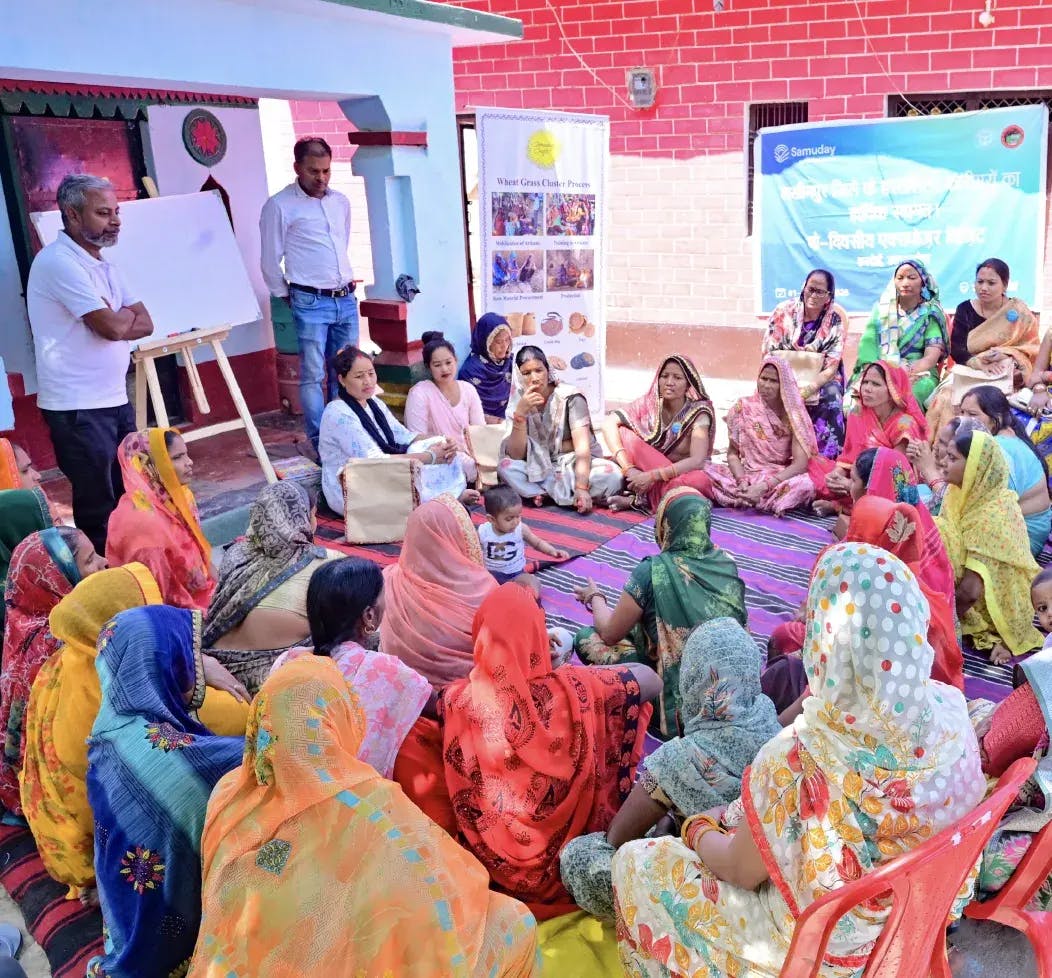Industry awareness program for rural artisans in Lakhimpur, UP