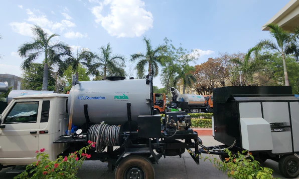 Enabling contactless sewage drains cleaning through HomoSEP robot