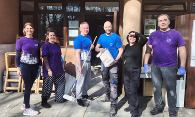Refurbishing community rooms for the elderly and people with disabilities in Krakow, Poland