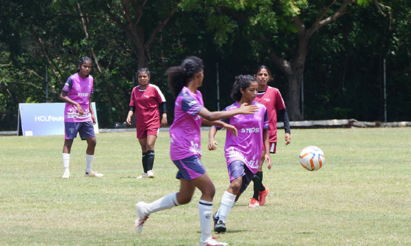 Sports for Change scholars in action at the SFC National Finals in Chennai, 2025