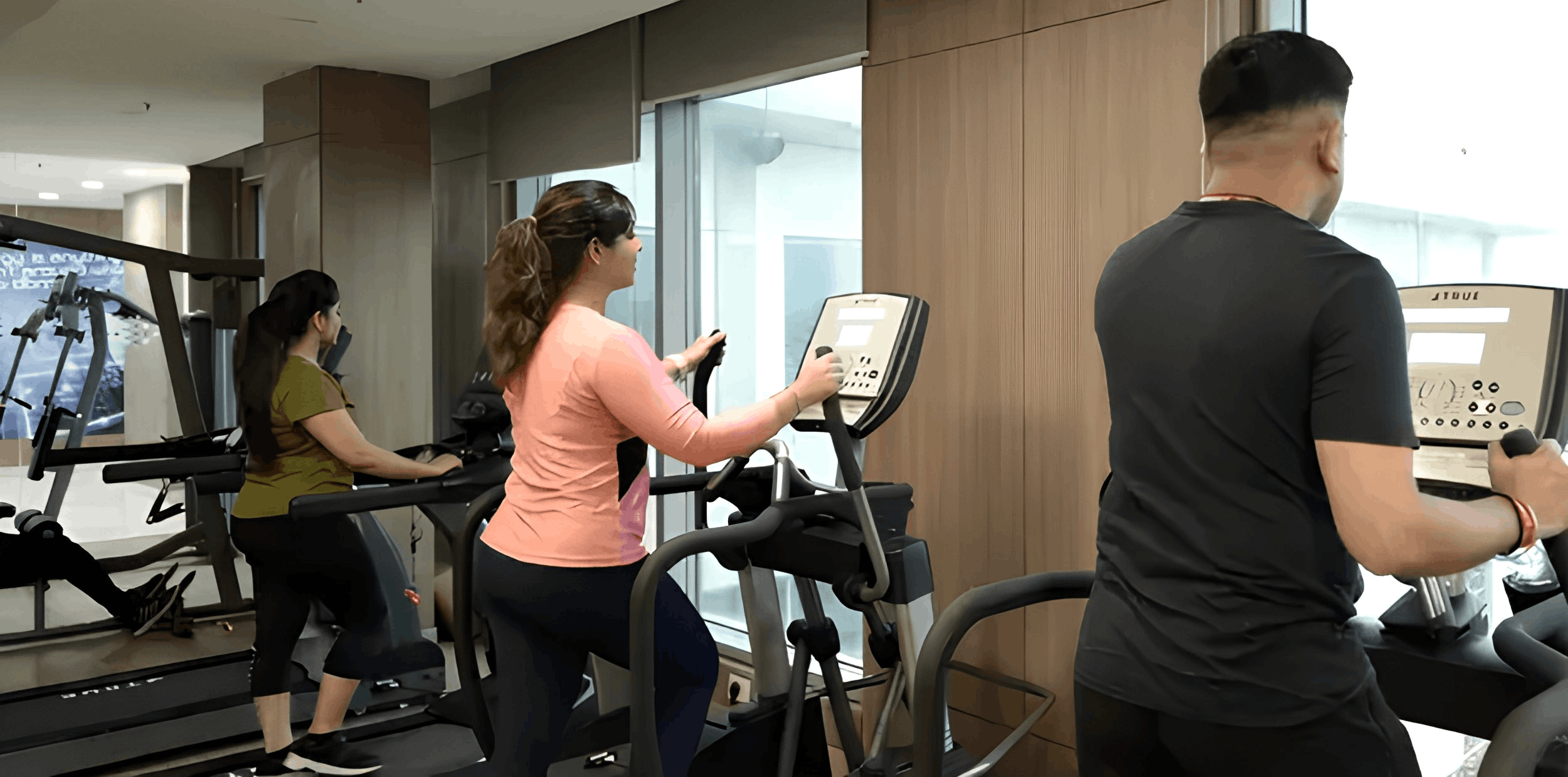 Fitness center in the Lucknow campus