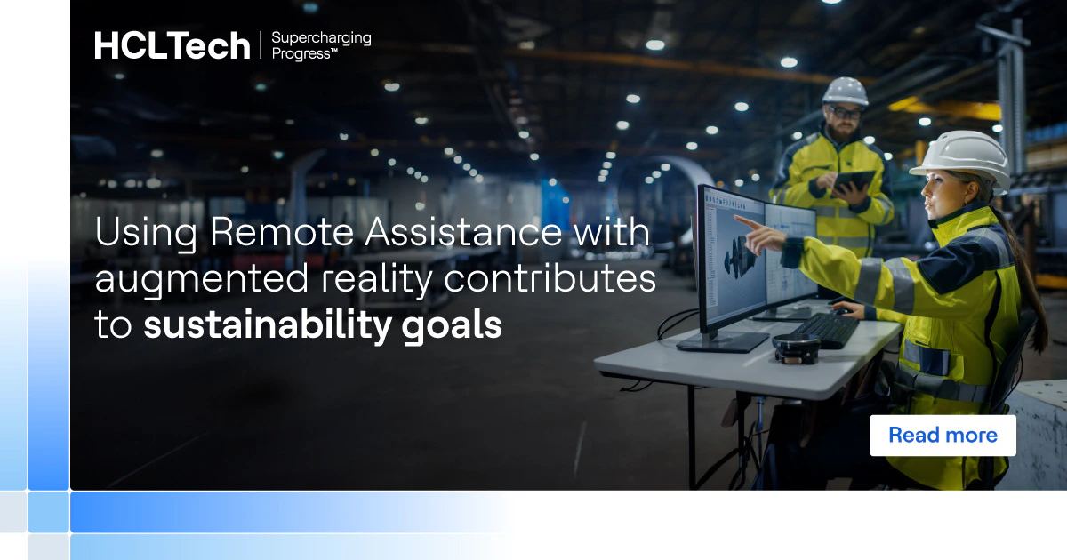 Remote Assistant Arla Use Using AR Remote Assistance to Drive Sustainability | HCLTech Germany