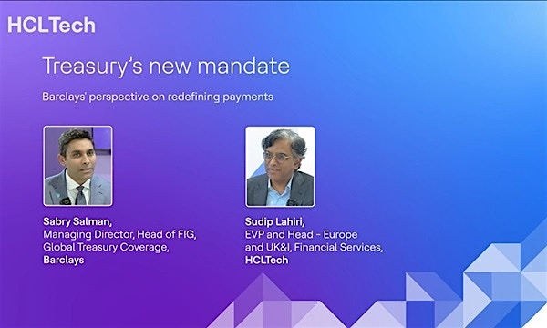 Treasury’s new mandate: Payment’s redefined