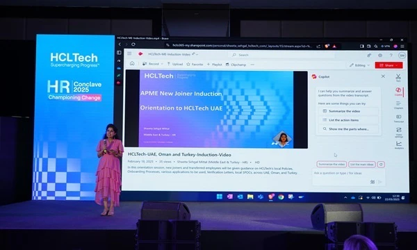 HCLTech réinvente l'intégration des employés avec Microsoft Copilot et Stream, É.A.U./Oman/Turquie (août 2025)